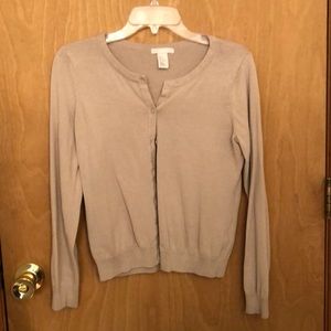 Basic Cream Cardigan